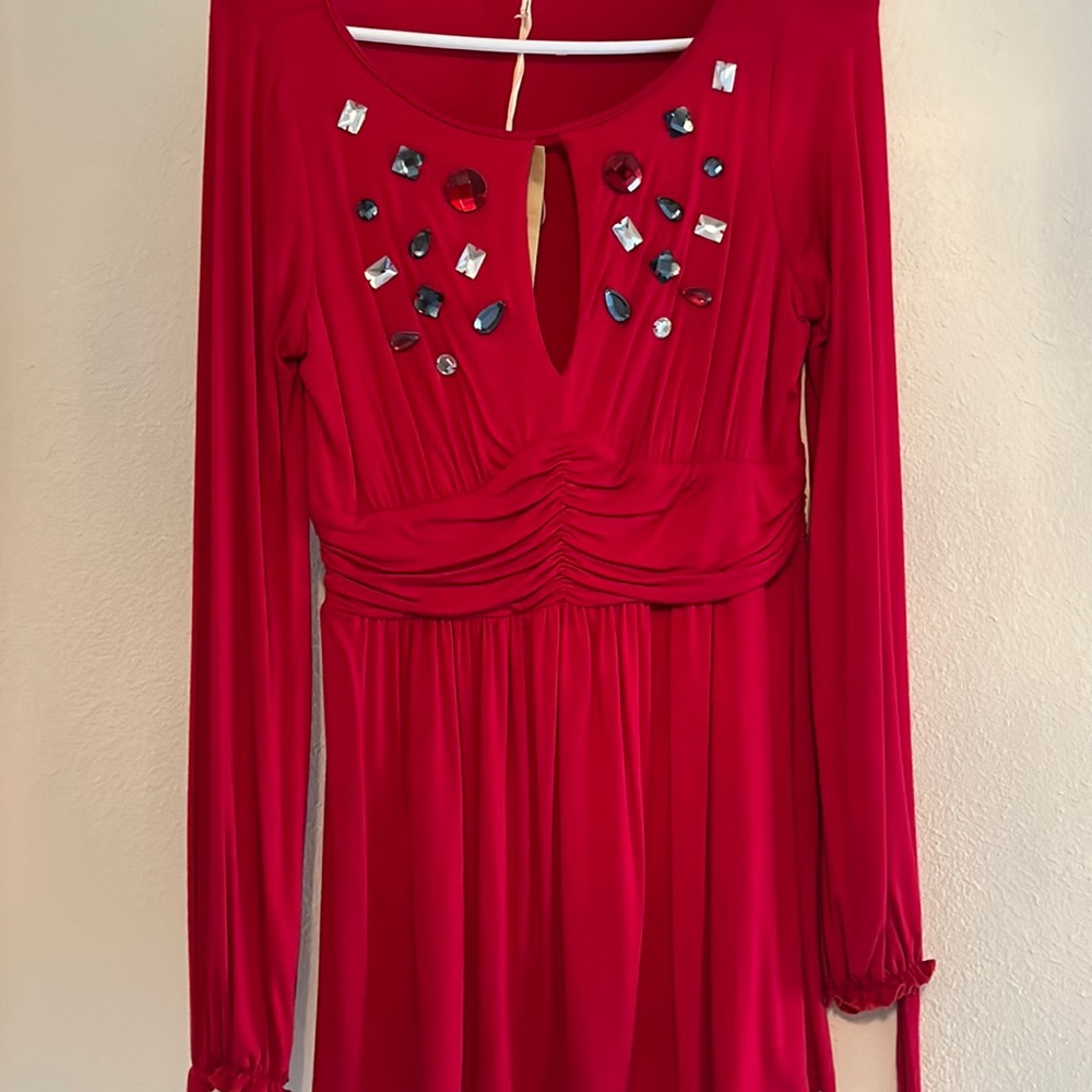 Fabulous red cotton Jersey top♥️